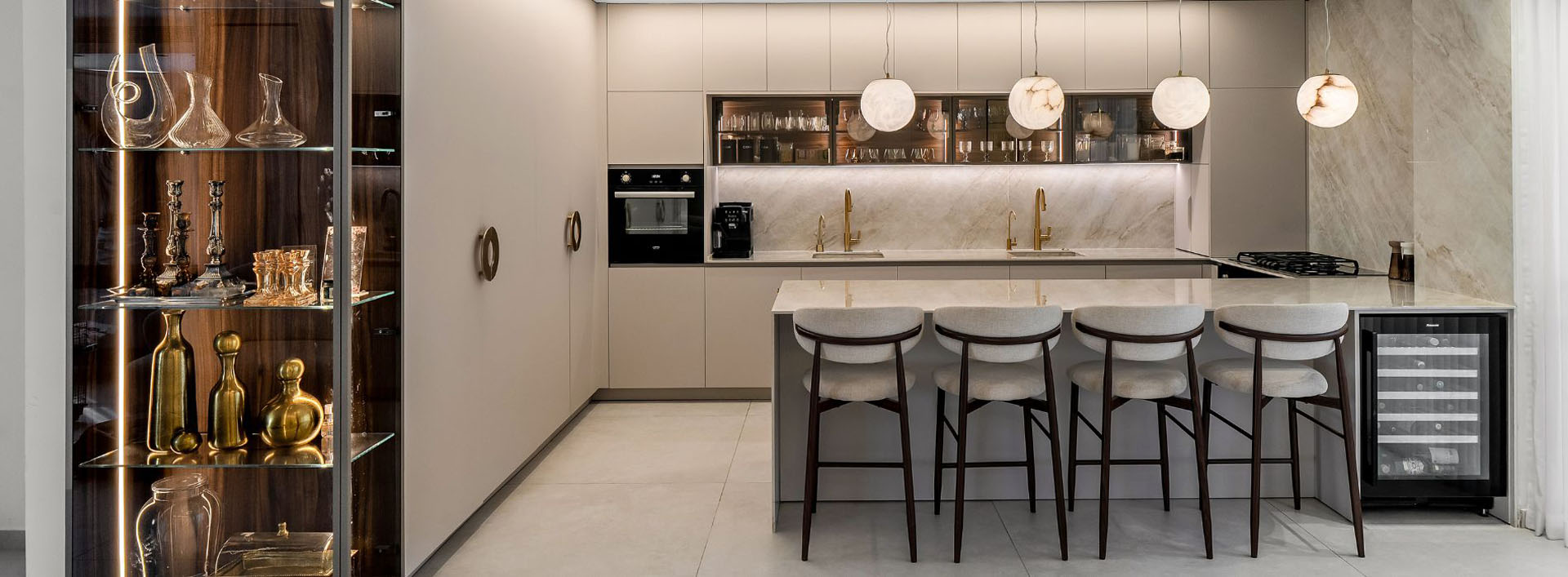 מטבח אקריל מוקה